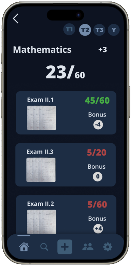 An image of a mockup of the app in a different theme.